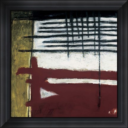 Framed Textiles III Print