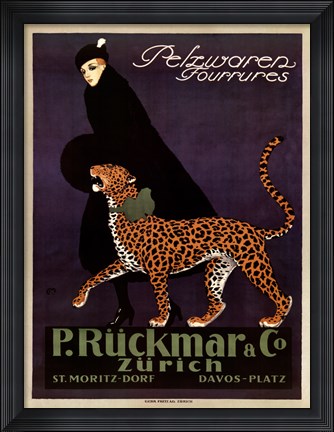 Framed P Ruckmar C, 1910 Print