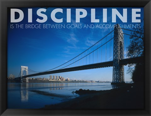 Framed Discipline Print