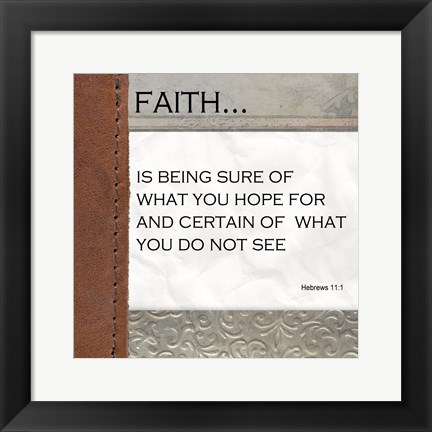 Framed Faith Print