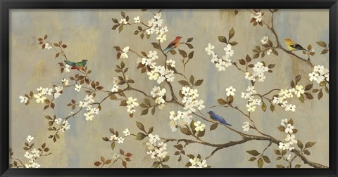 Framed Conversation (Birds, Blossoms and Branches) Print