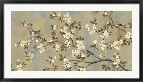 Framed Conversation (Birds, Blossoms and Branches) Print