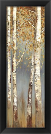 Framed Butterscotch Birch Trees I Print