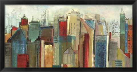 Framed Sunlight City Print