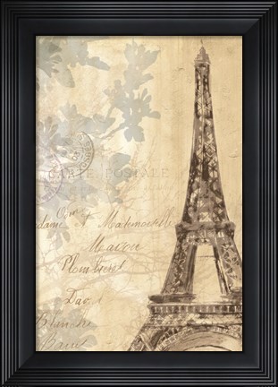 Framed Architectural Study II Print