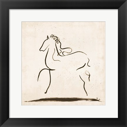 Framed Horse I Print