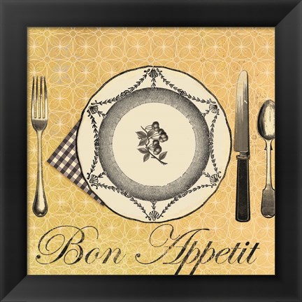 Framed Appetit Print