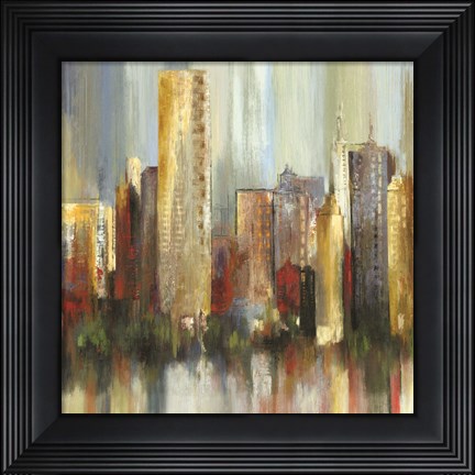 Framed Metropolis I Print