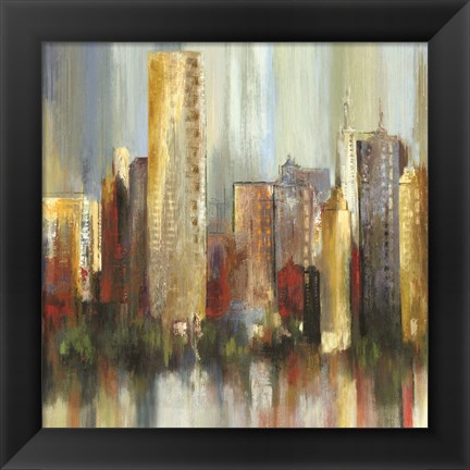 Framed Metropolis I Print