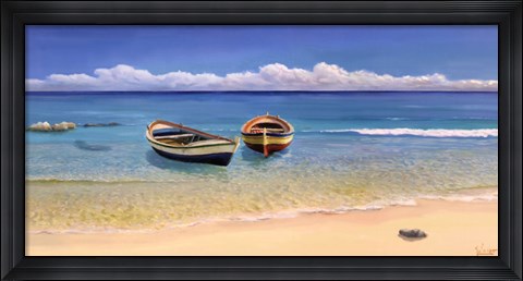 Framed Canto mediterraneo Print