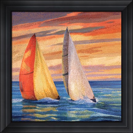 Framed Match Race Print