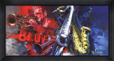 Framed Uptown Blues Print