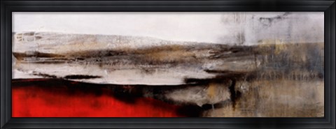 Framed Donde la tierra es de fuego Print