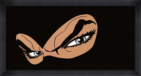 Framed Nel buio Print