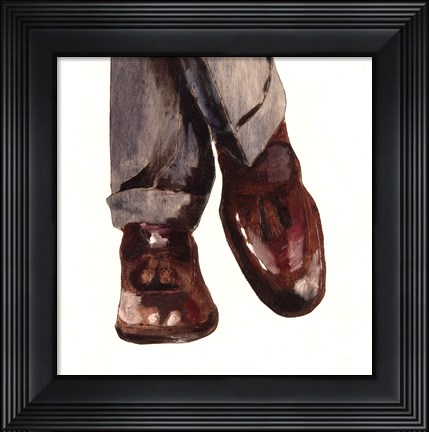 Framed Businessman Print