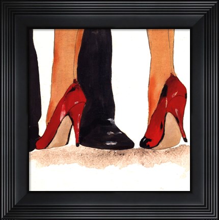 Framed Il bacio Print