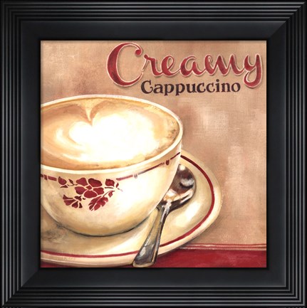 Framed Creamy Cappuccino Print