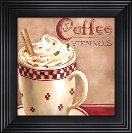 Framed Coffee Viennois Print