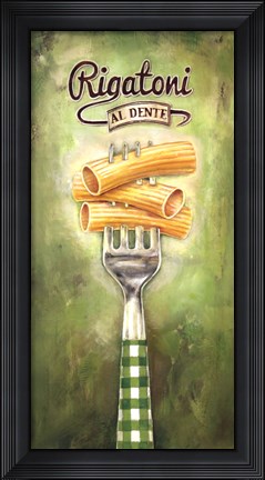 Framed Rigatoni Print