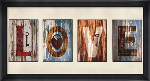 Framed LOVE Print