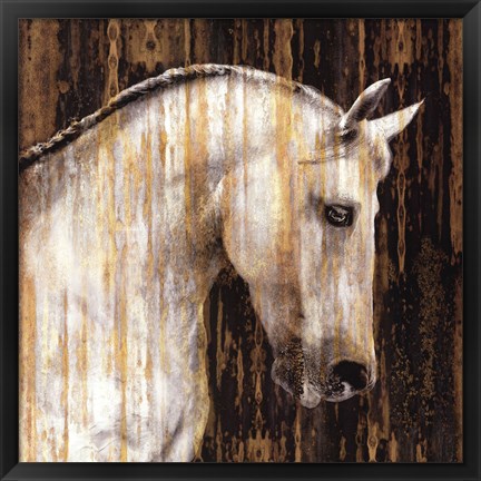 Framed Horse II Print