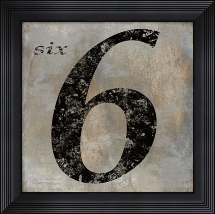 Framed Six Print
