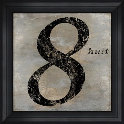 Framed huit Print