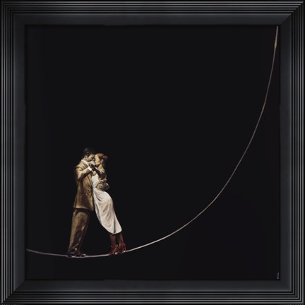 Framed Tango allo specchio (particolare) Print