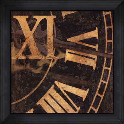 Framed Roman Numerals I Print