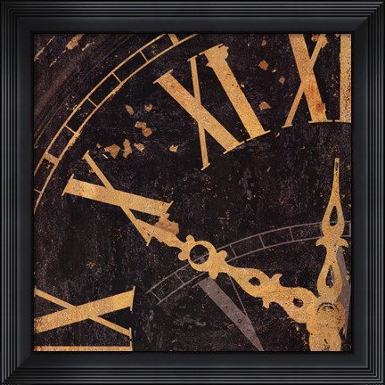 Framed Roman Numerals II Print