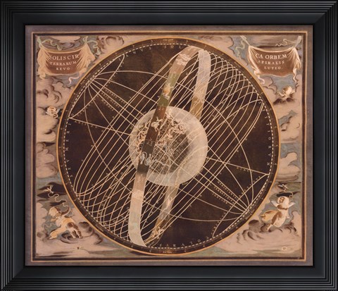 Framed Celestial I Print