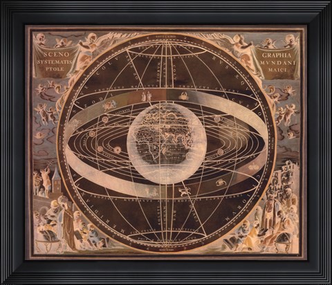 Framed Celestial II Print