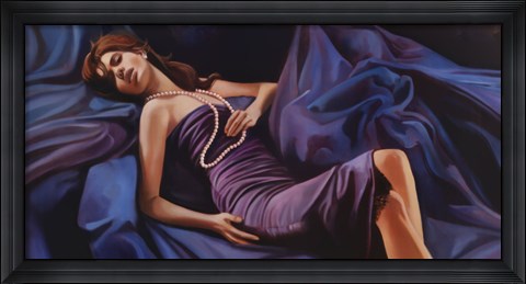 Framed Coco Pearls Print