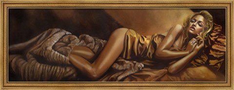 Framed Gold Diamond Print