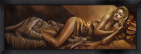 Framed Gold Diamond Print