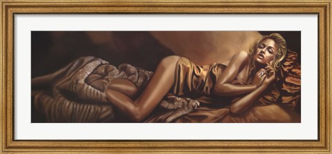 Framed Gold Diamond Print