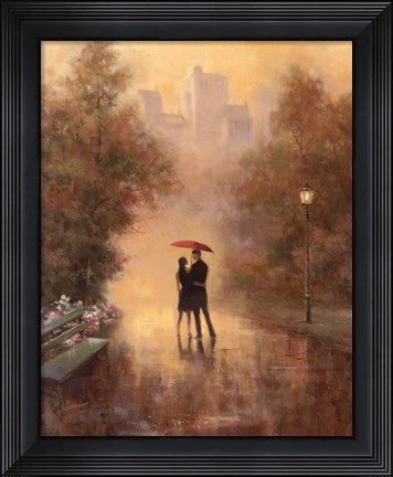 Framed Walk in the Park I Print