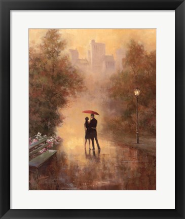 Framed Walk in the Park I Print