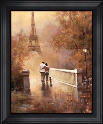 Framed Walk in the Park II Print
