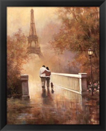 Framed Walk in the Park II Print