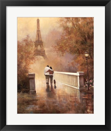 Framed Walk in the Park II Print