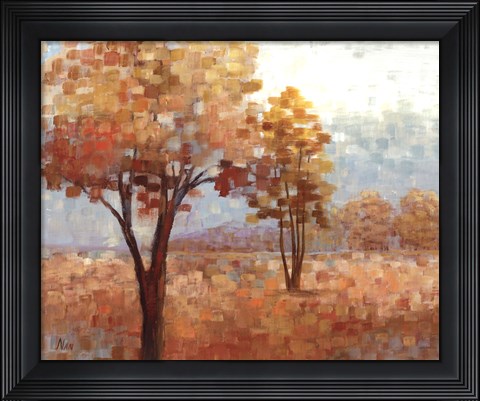 Framed Distant Mountain I Print