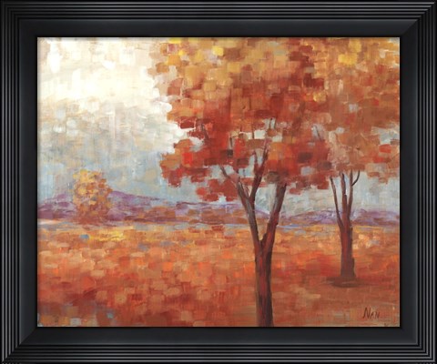 Framed Distant Mountain II Print