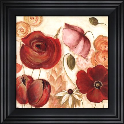 Framed Country Garden II Print