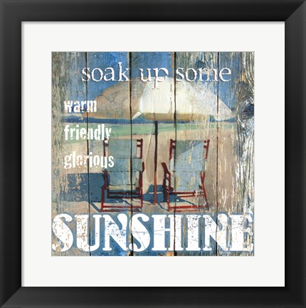 Framed Sunshine Print