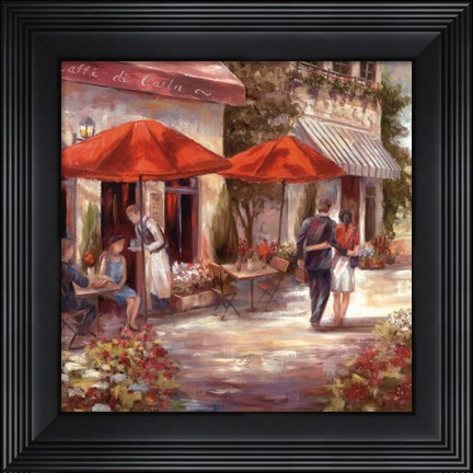 Framed Cafe Afternoon I Print