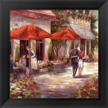 Framed Cafe Afternoon I Print