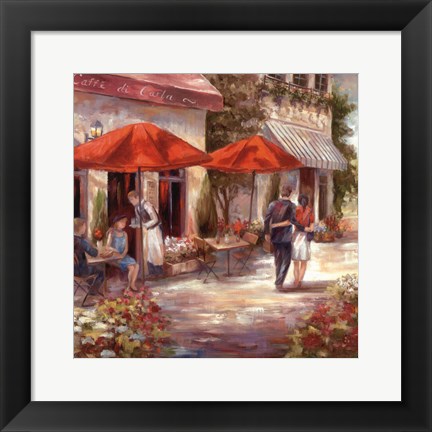 Framed Cafe Afternoon I Print