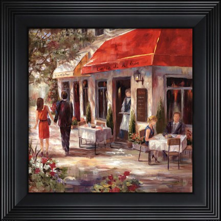 Framed Cafe Afternoon II Print