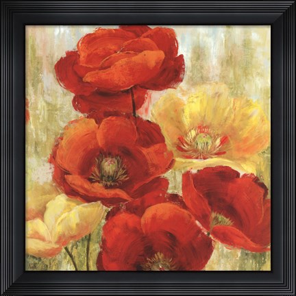 Framed Flourishing Meadow II Print